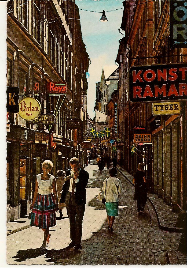 STOCKHOLM - GAMLA STAN VASTERLANGGTAN - V1965