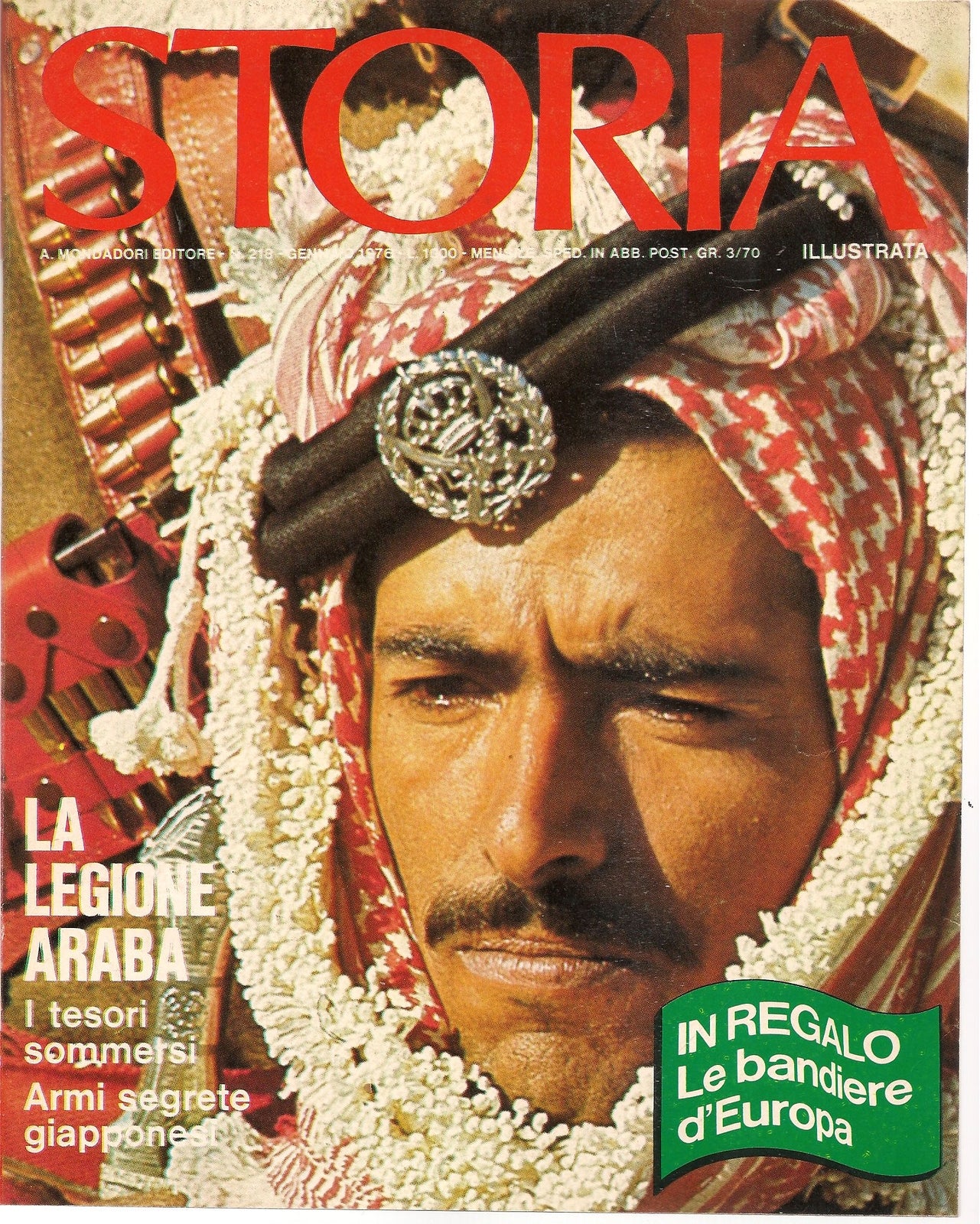 STORIA ILLUSTRATA N. 218 - GENNAIO 1976  LA LEGIONE ARABA