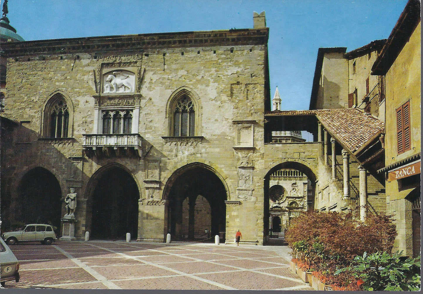 BERGAMO - IL LEONE DI S. MARCO SUL PALAZZO DELLA RAGIONE - V