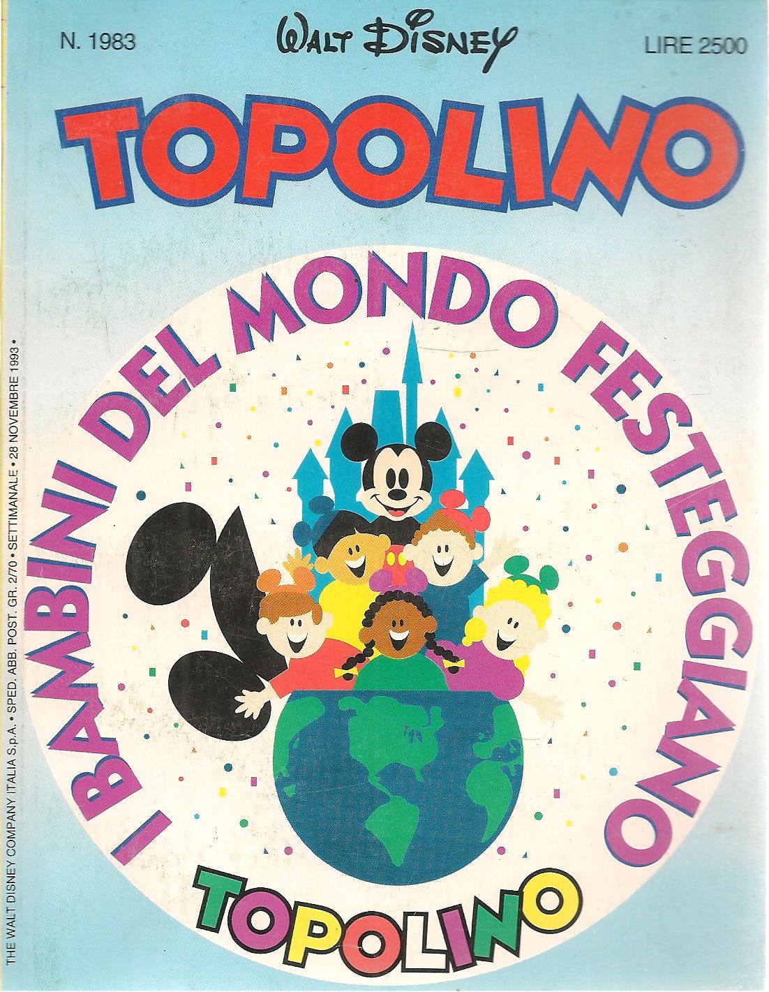 TOPOLINO N. 1983 - 28 NOVEMBRE 1993