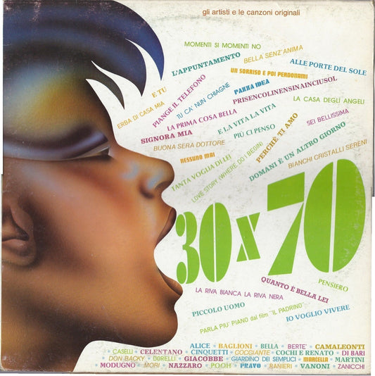 30 x 70 - AA. VV. # GLI ARTISTI E LE CANZONI ORIGINALI