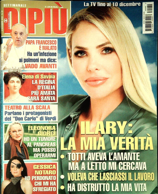 DI PIU' 8 DICEMBRE 2023 - ILARY - ELEONORA GIORGI - GESSICA NOTARO
