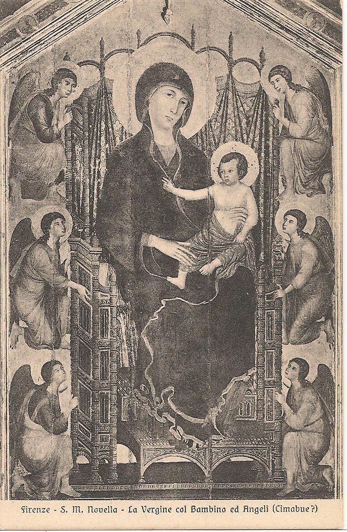 FIRENZE - CHIESA DI S.MARIA NOVELLA - LA VERGINE COL BAMBINO