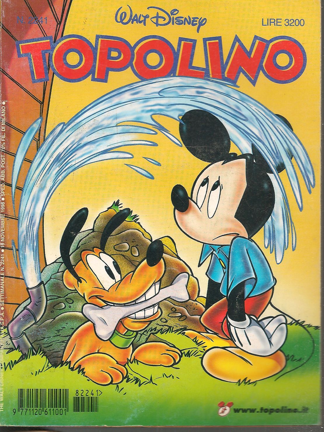TOPOLINO N. 2241 - 10 NOVENBRE 1998