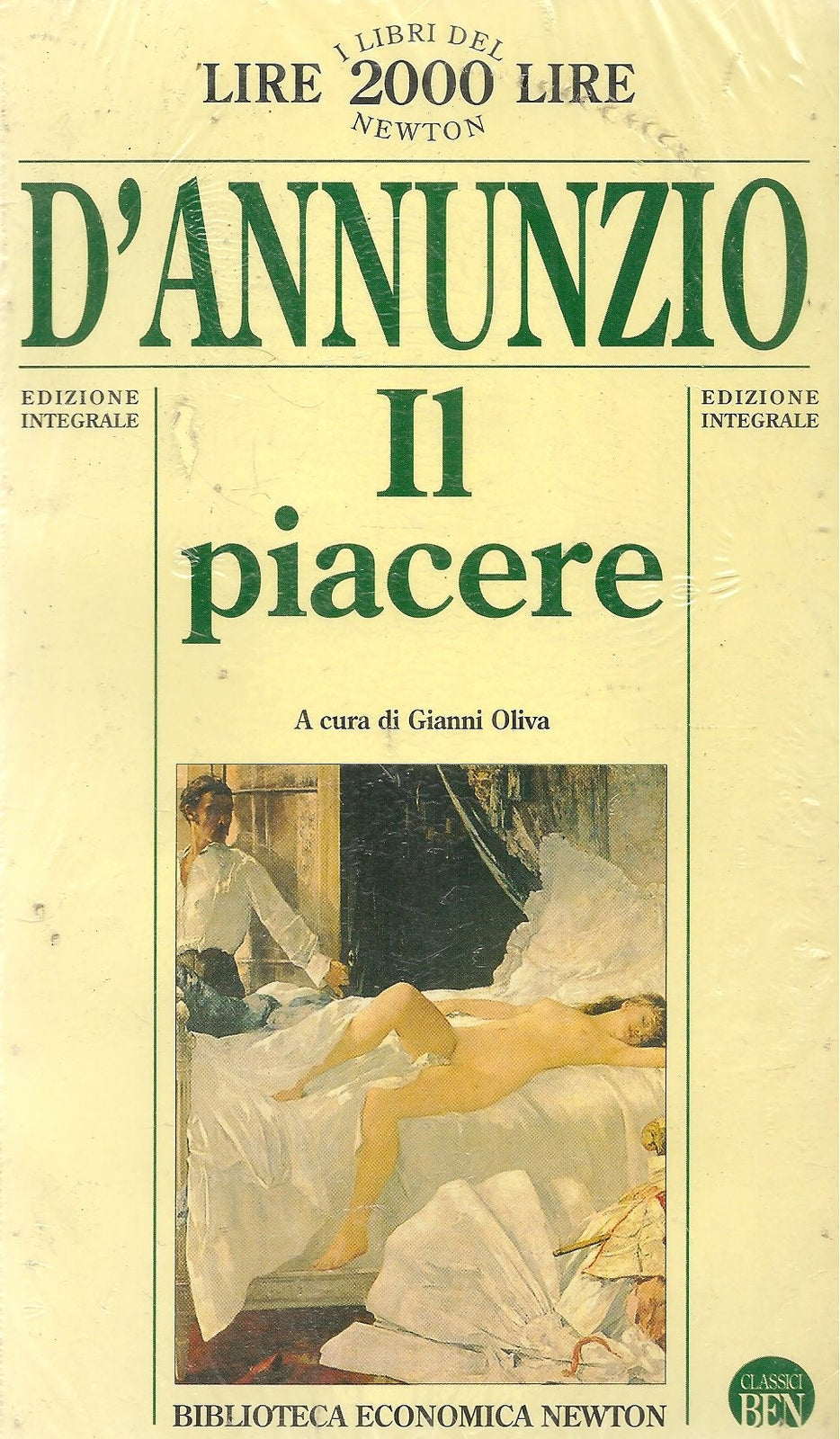 IL PIACERE - GABRIELE D'ANNUNZIO - NEWTON