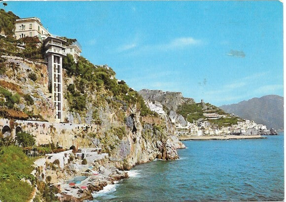 AMALFI - HOTEL S. CATERINA - ASCENSORI, SPIAGGIA E PISCINA - V1963