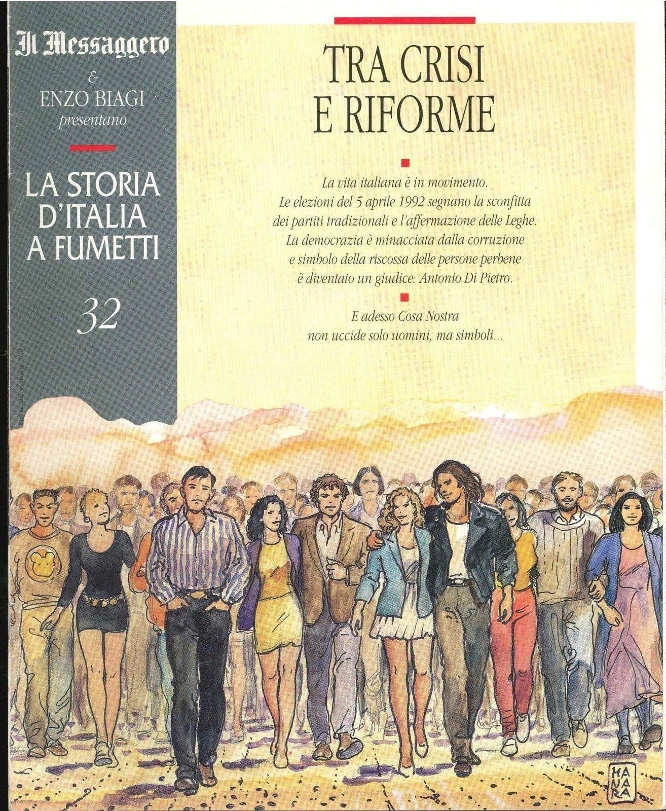 LA STORIA D'ITALIA A FUMETTI FASC. N 32 - TRA CRISI E RIFORME-OUTLET DEL LIBRO