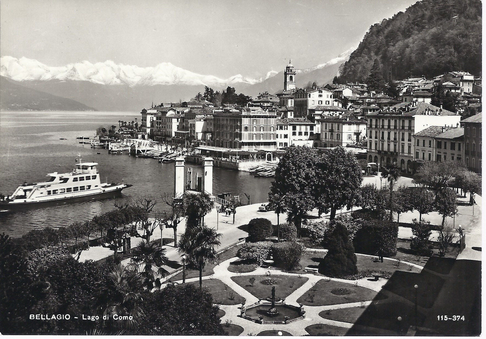 BELLAGIO - LAGO DI COMO - TRAGHETTO -  NV