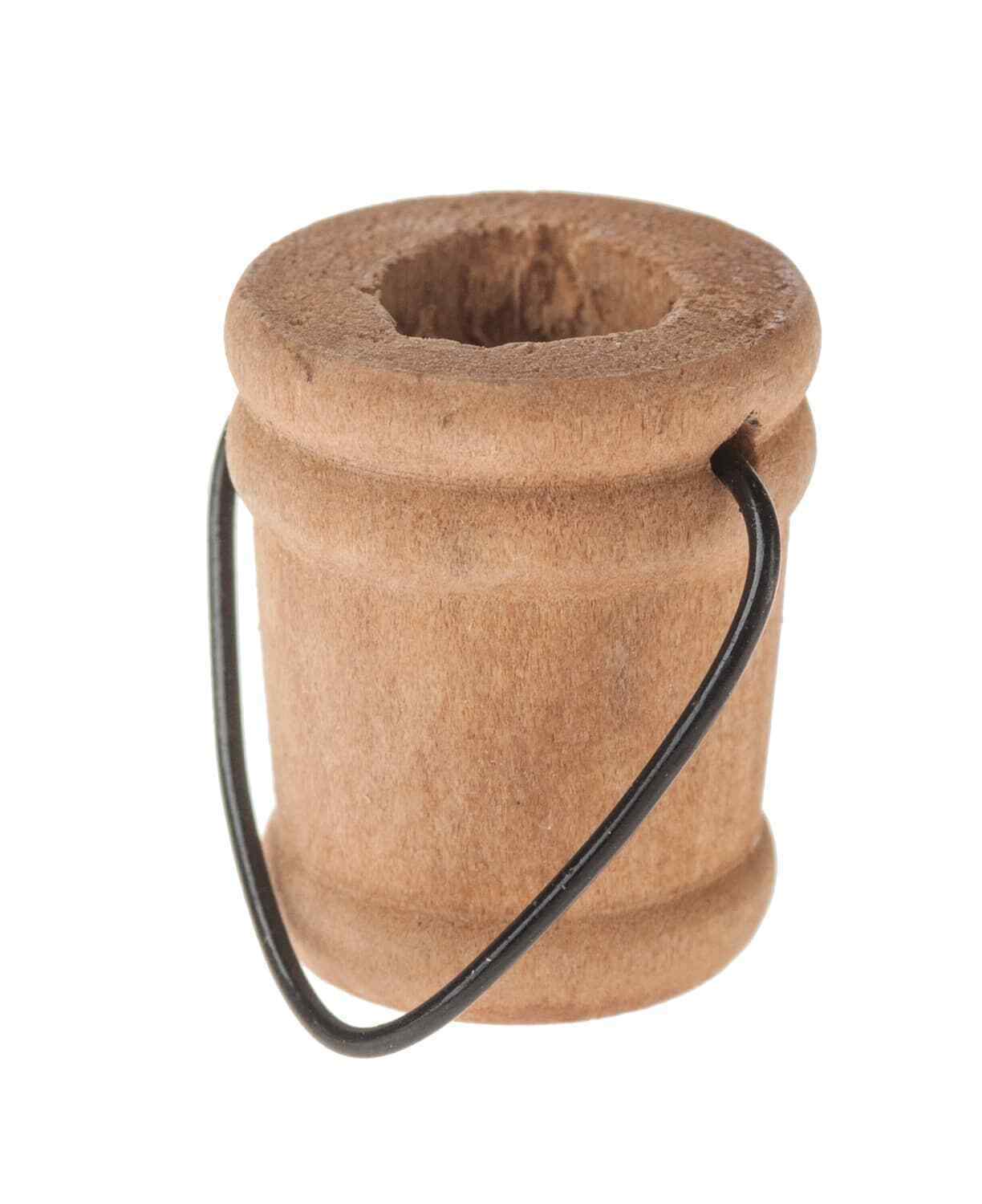SECCHIELLO DI LEGNO PER FIGURE 8 -10 -12 CM - 1 PEZZ0