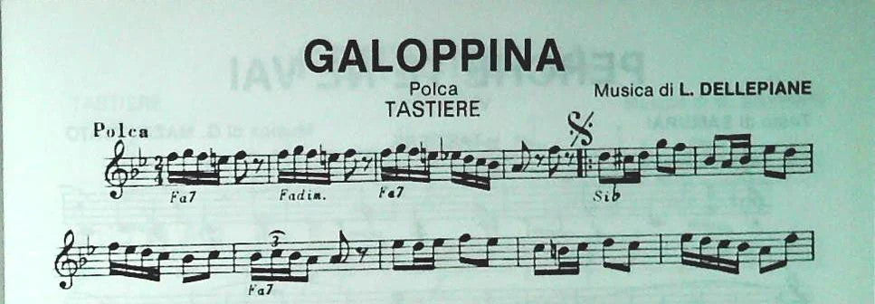 LISCIO NON TI LASCIO - NOVE BRANI - SPARTITO-SHEET MUSIC