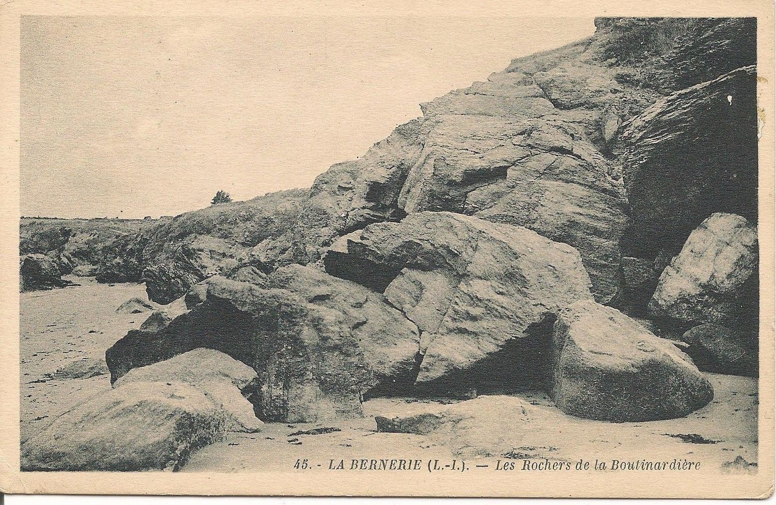 LA BERNERIE - LE ROCHERS DE LA BOUTINARDIERE - V