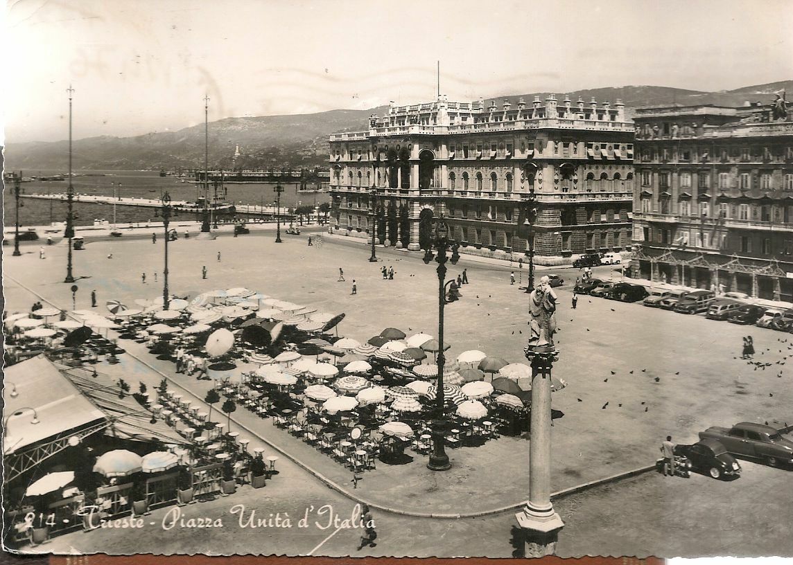 TRIESTE - PIAZZA UNITA' D'ITALIA - V1958