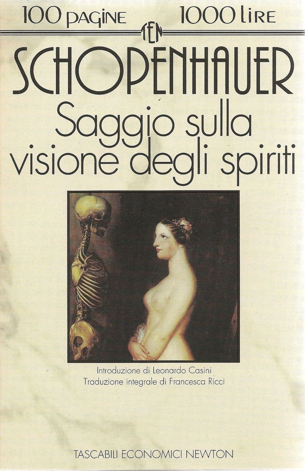 SAGGIO SULLA VISIONE DEGLI SPIRITI - SCHOPENHAUER - NEWTON 1993-OUTLET DEL LIBRO