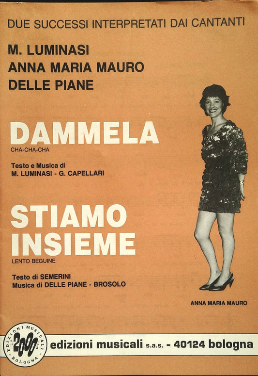 DAMMELA - STIAMO INSIEME - SPARTITO-SHEET MUSIC