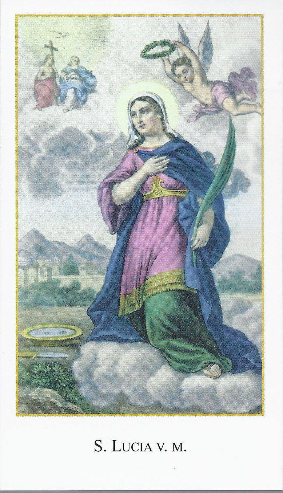 S. LUCIA Verg. e Mart. - SANTINO - AS014-331 - Ed. Paco