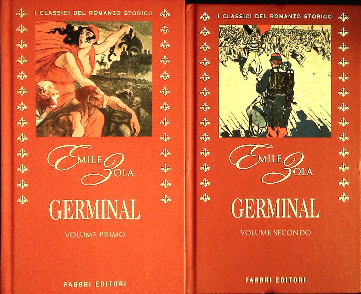 GERMINAL - EMIL ZOLA' - DUE VOLUMI