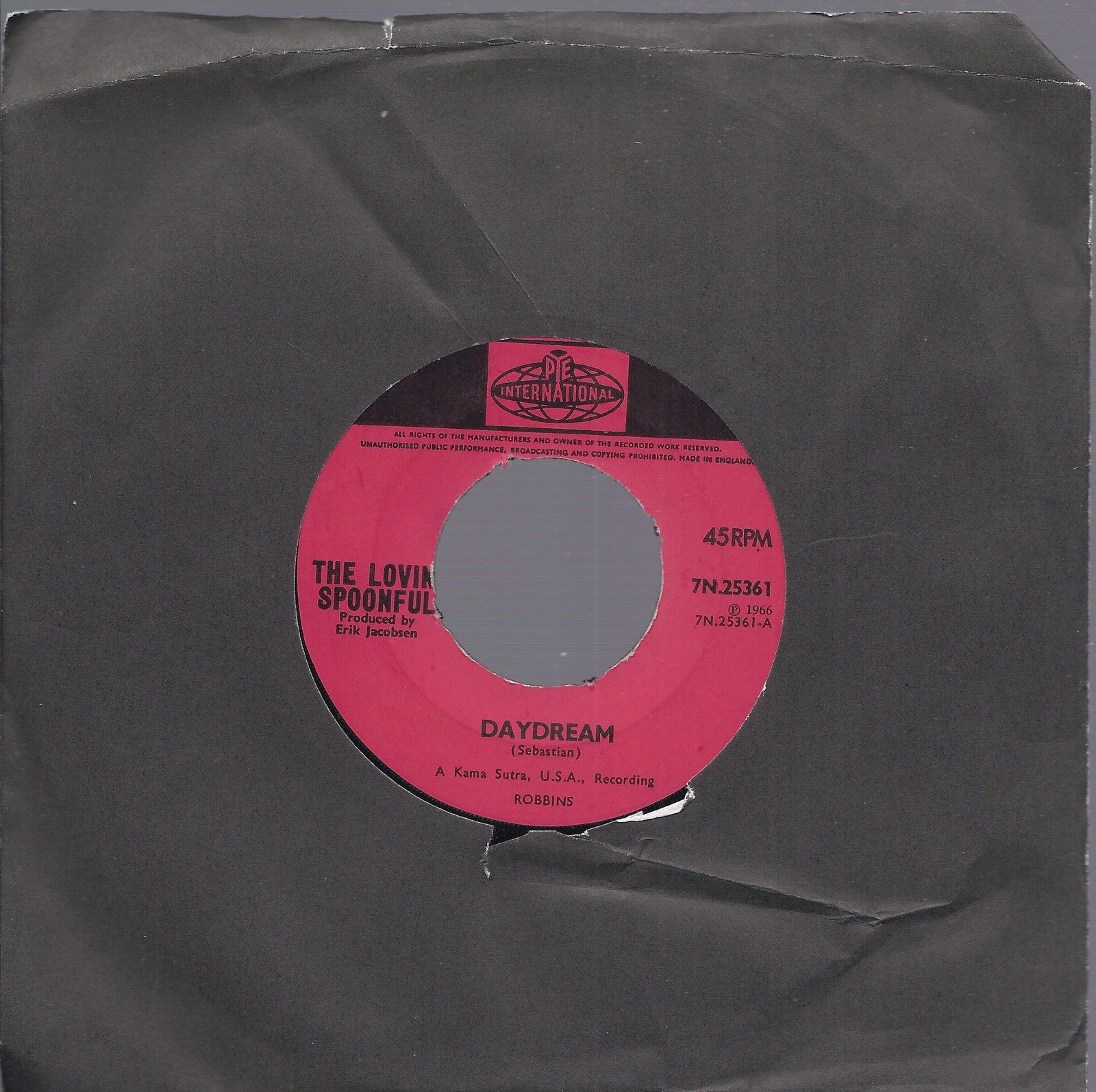 DAYDREAM - NIGHT OWL BLUES -- THE LOVIN' SPOONFUL
