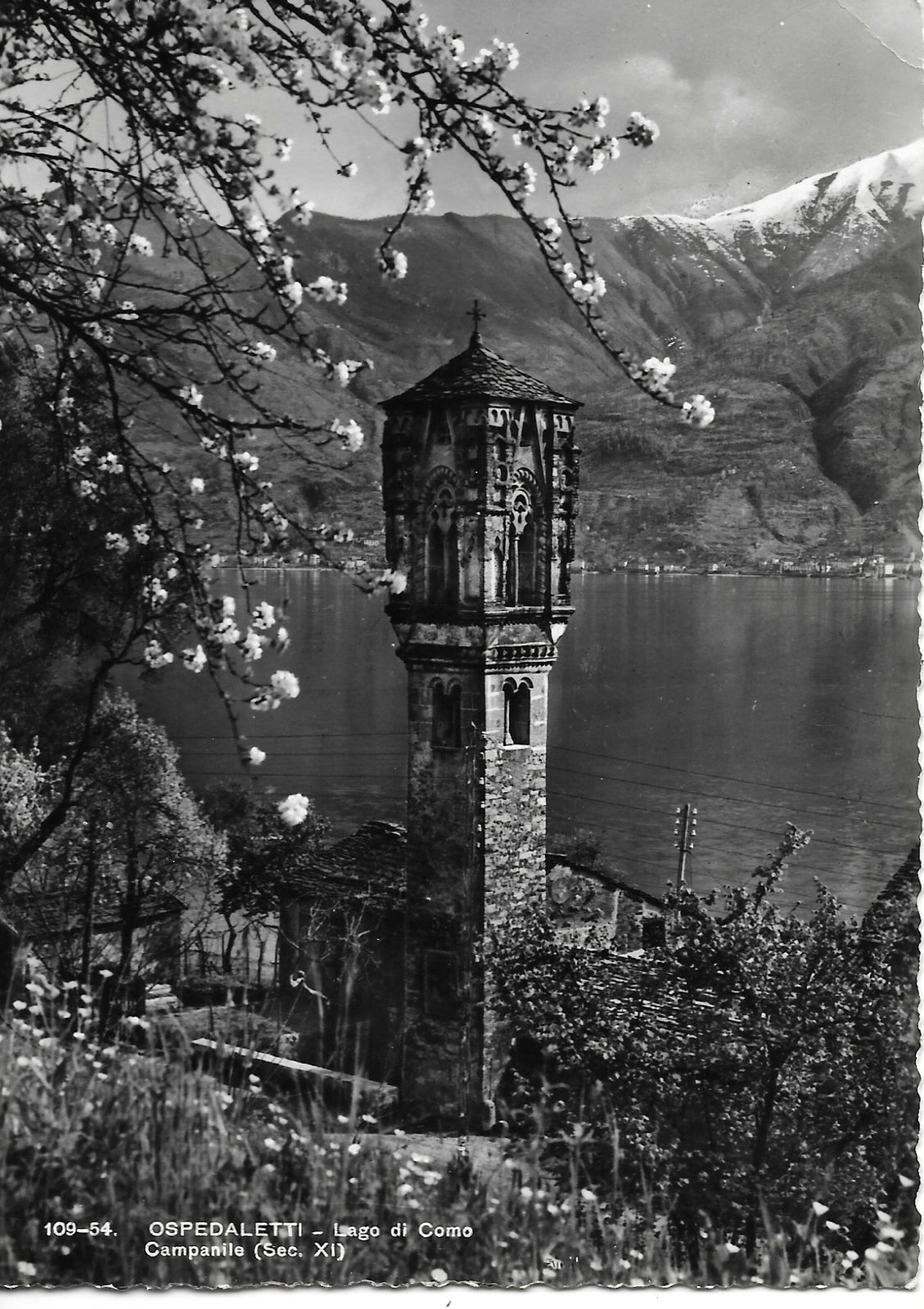 OSPEDALETTI - LAGO DI COMO - CAMPANILE - V1954