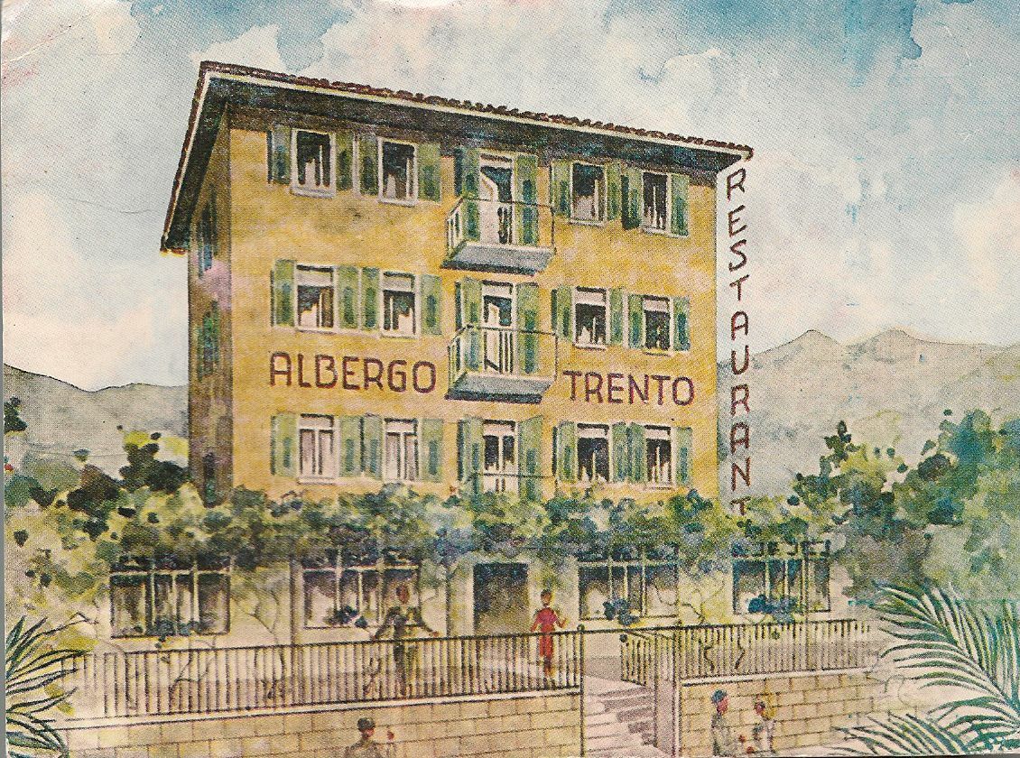 LEVICO TERME - ALBERGO RISOTRANTE TRENTO - DISEGNATA - NV