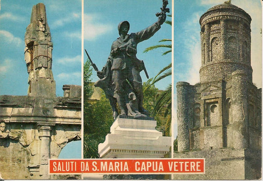 SALUTI DA SANTA MARIA CAPUA VETERE - TRE VEDUTE - NV
