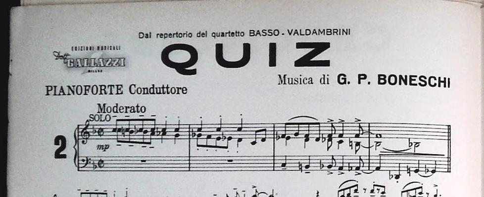 FRANCO MOIOLI E I SUOI AMICI. 4 BRANI - SPARTITO-SHEET MUSIC