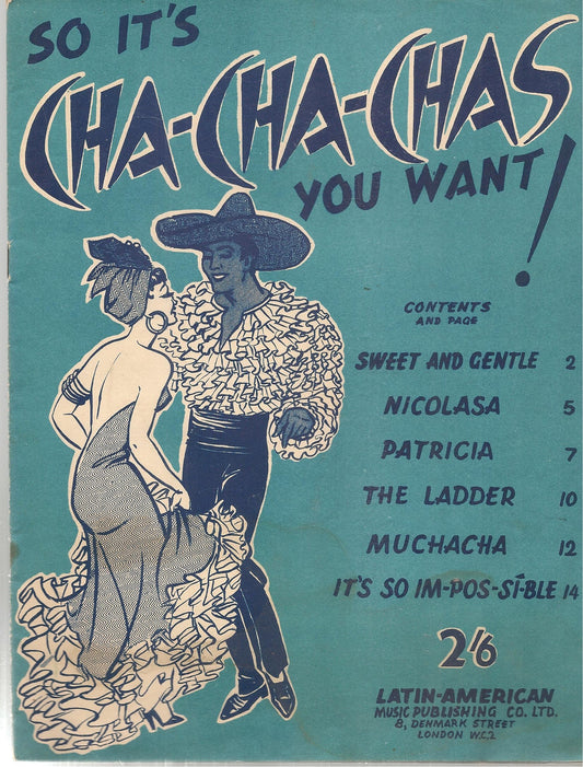 CHA-CHA-CHA - SEI BRANI - SPARTITO-SHEET MUSIC