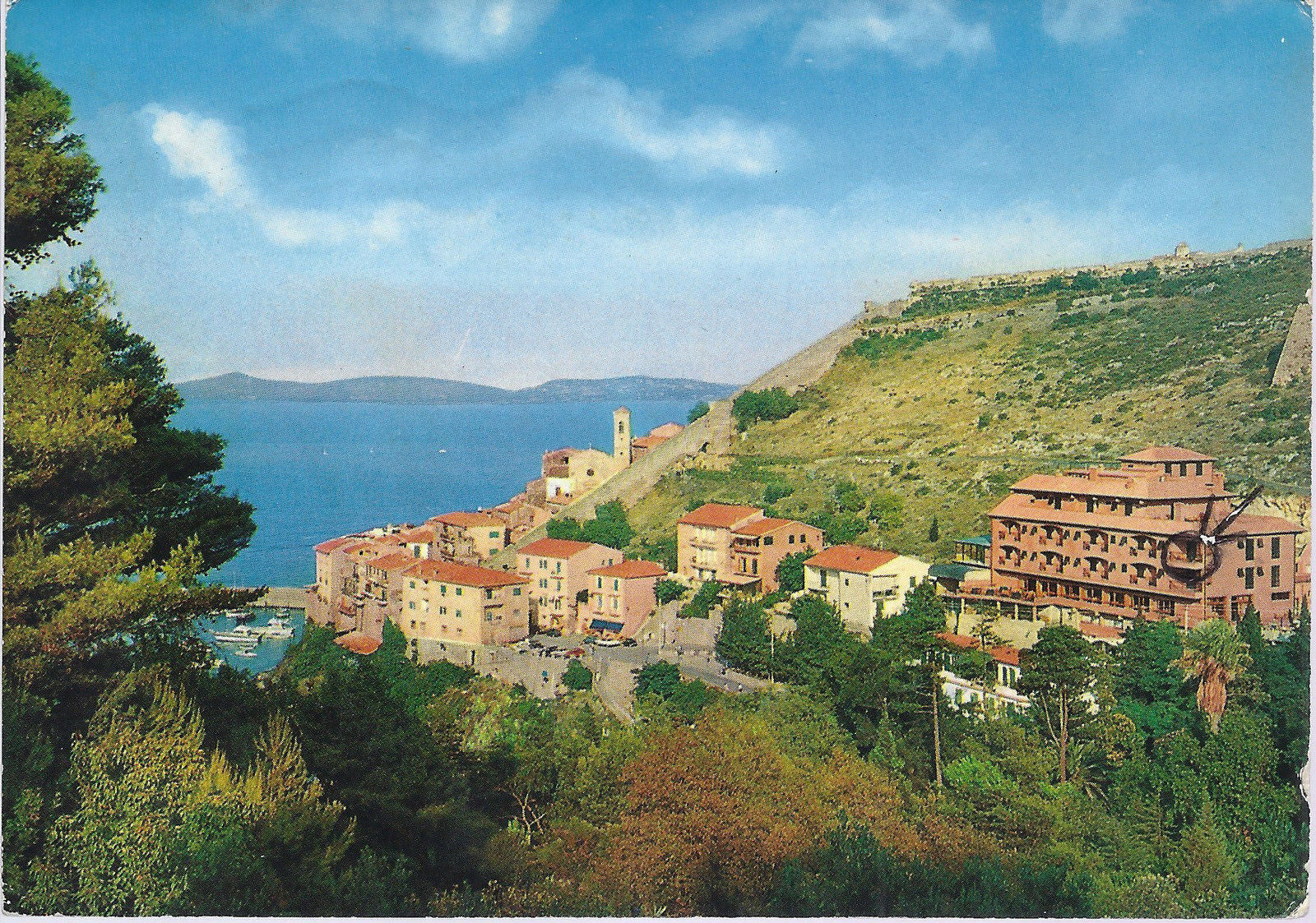 PORTO ERCOLE - SCORCIO PANORAMICO DAL PARCO CORSINI - V 1978