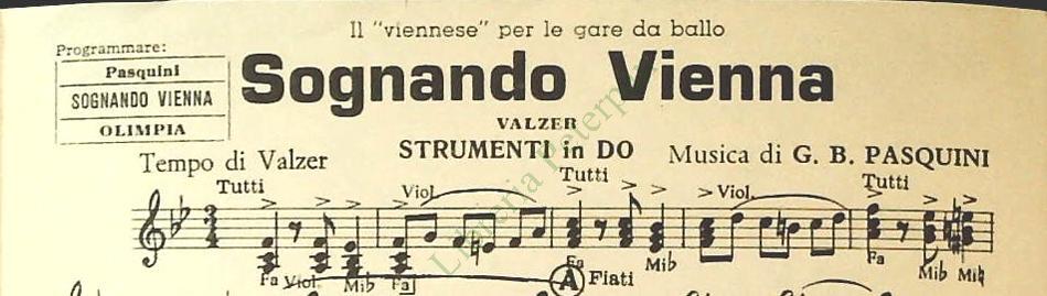 MIRA - SOGNANDO VIENNA E ALTRI QUATTRO BRANI - SPARTITO-SHEET MUSIC