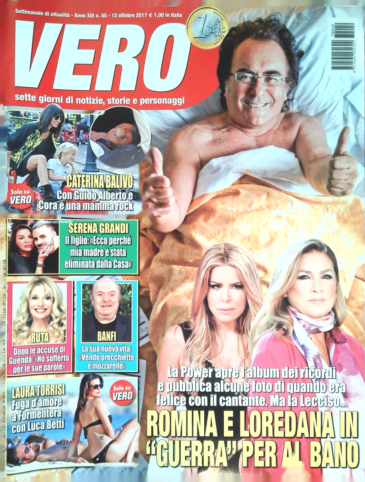 VERO 12 OTTOBRE 2017 - AL BANO - CATERINA BALIVO - ERENA GRANDI - LINO BANFI