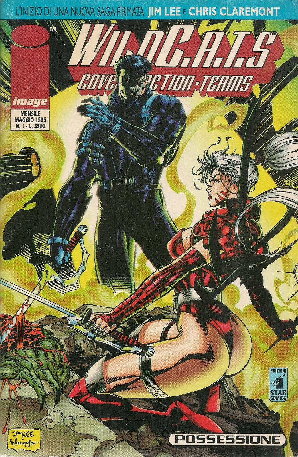 WILD C.A.T.S. N. 1 - MAGGIO 1995 - POSSESSIONE
