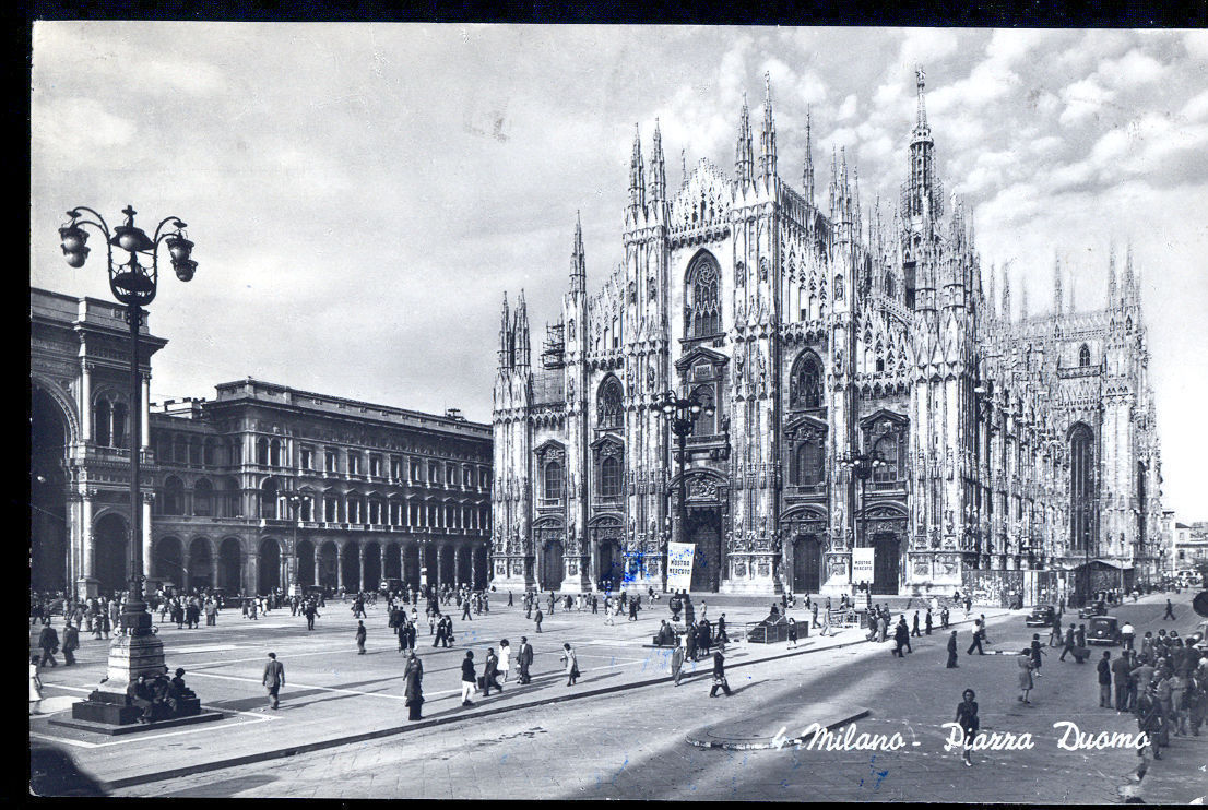 MILANO - PIAZZA DUOMO - V1948