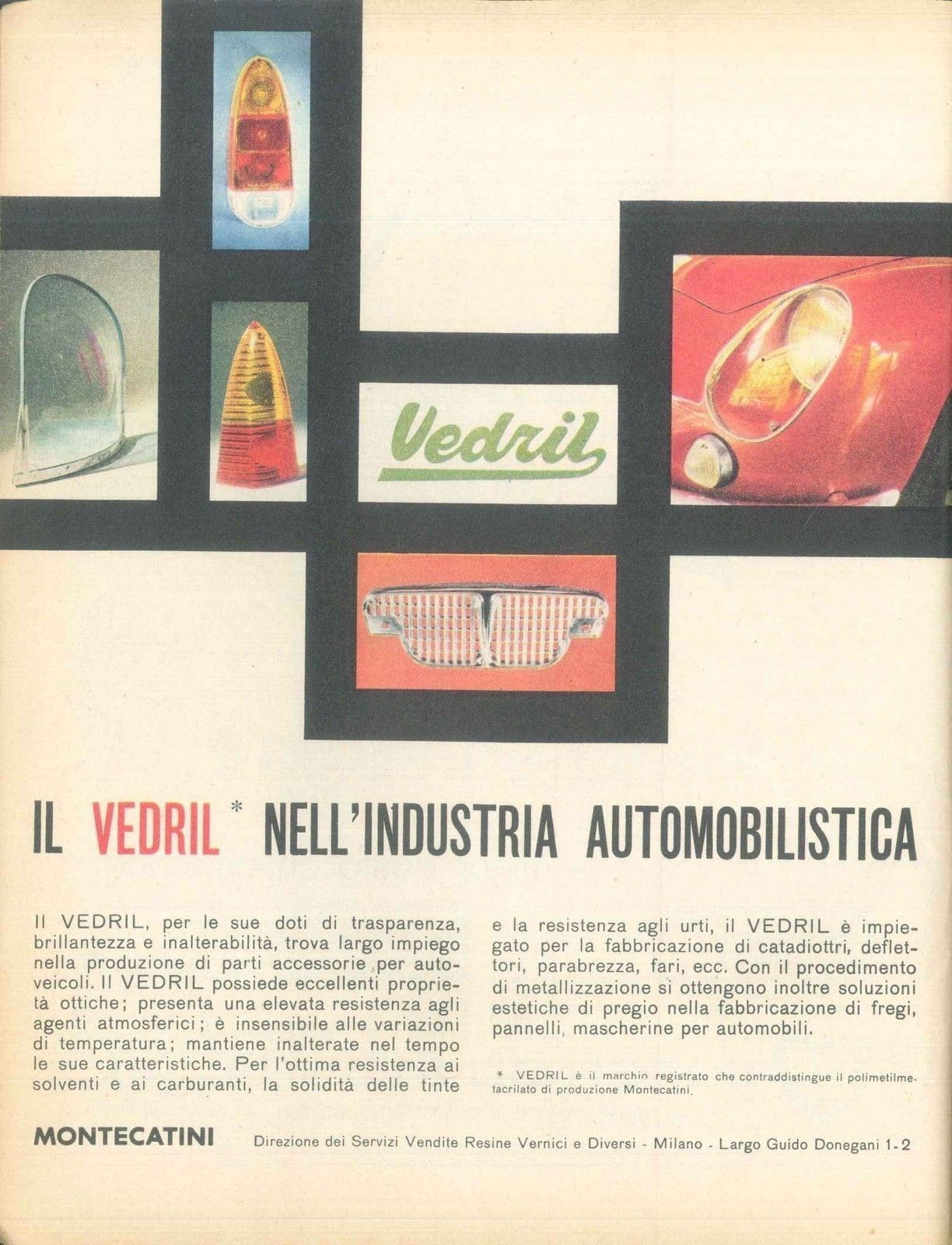 MONTECATINI VEDRIL - AUTO - ADVERSITING