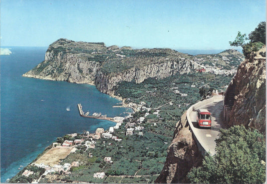CAPRI - PANORAMA E STRADA PER ANACAPRI - NV - FG