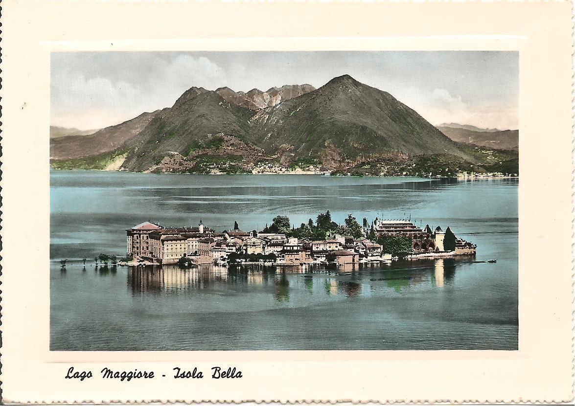 LAGO MAGGIORE - ISOLA BELLA - ACQUARELLATA - NV