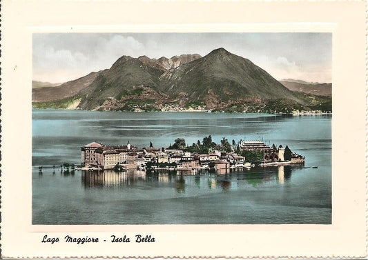 LAGO MAGGIORE - ISOLA BELLA - ACQUARELLATA - NV