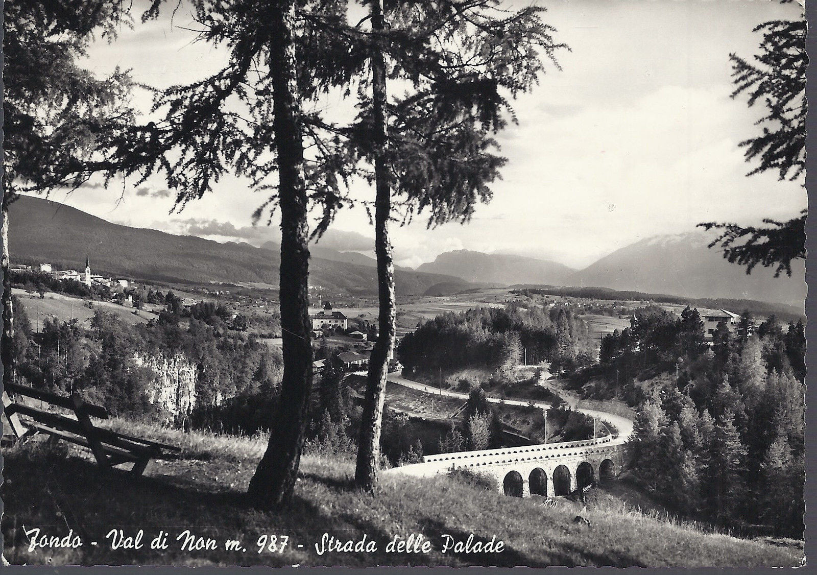 FONDO - VAL DI NON - STRADA DELLE PALADE - V 1957 - FG