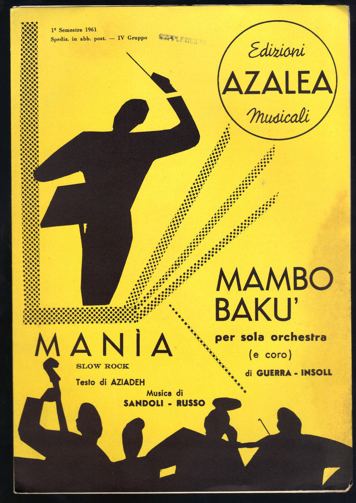 MANIA - MAMBO BAKU' (per sola orchestra e coro) # SPARTITO