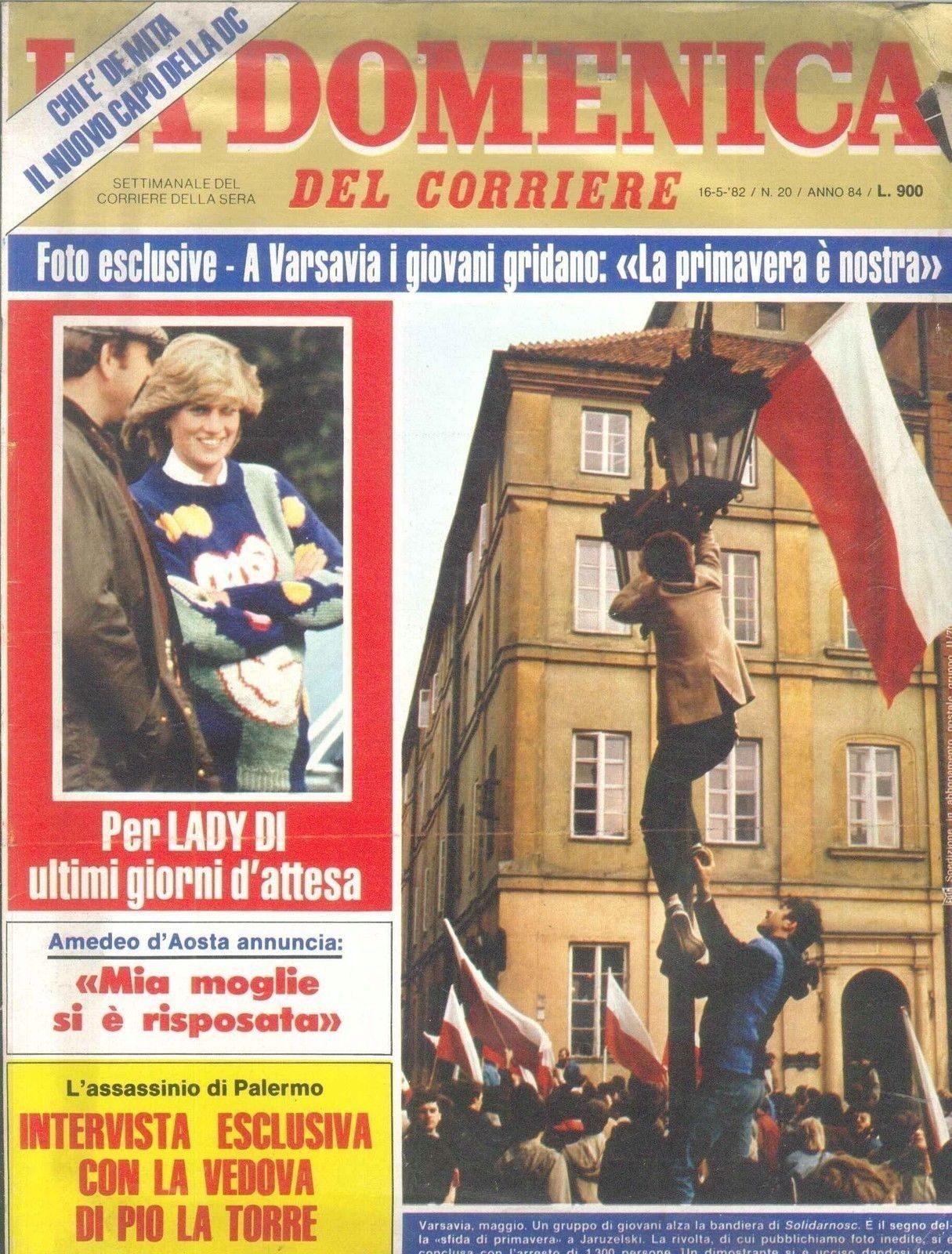 DOMENICA DEL CORRIERE N 20 - 16 MAGGIO 1982