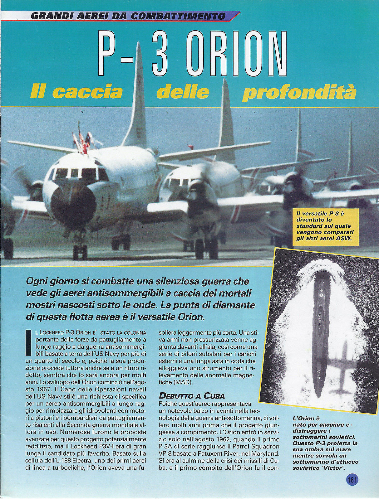 P-3 ORION - GRANDI AEREI DA COMBATTIMENTO