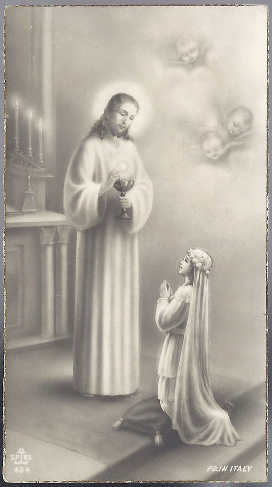 SANTINO - GESU' - PRIMA COMUNIONE - 1935 - AS011-109