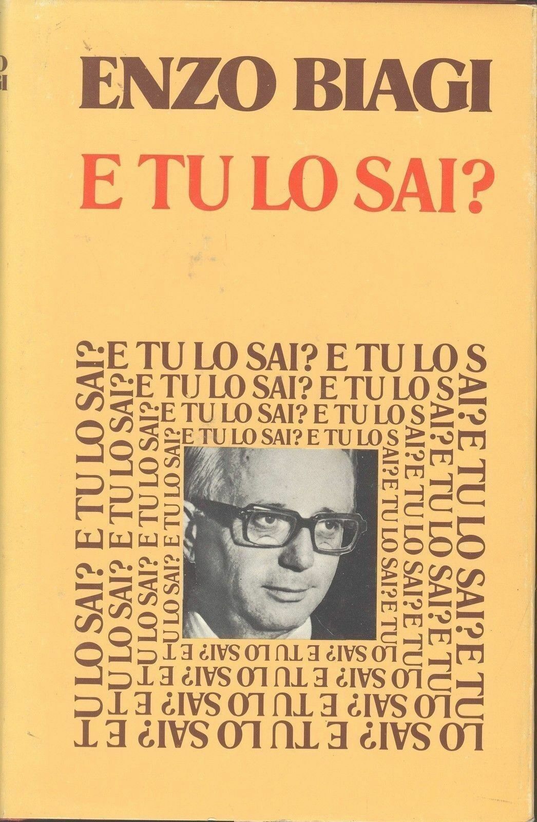 E TU LO SAI - ENZO BIAGI