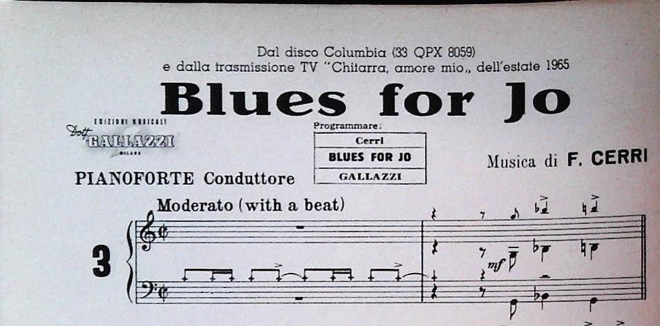 FRANCO MOJOLI - QUATTRO BRANI - SPARTITO-SHEET MUSIC