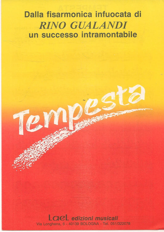 TEMPESTA - RINO GUALANDI - SPARTITO-SHEET MUSIC
