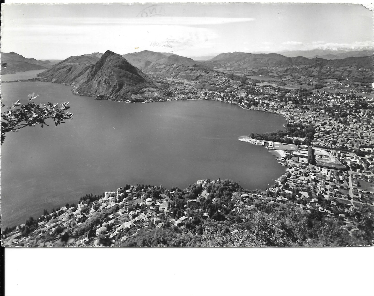LUGANO - PANORAMA -VIAGGIATA