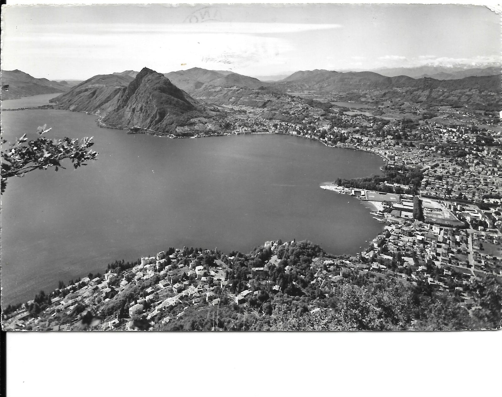 LUGANO - PANORAMA -VIAGGIATA