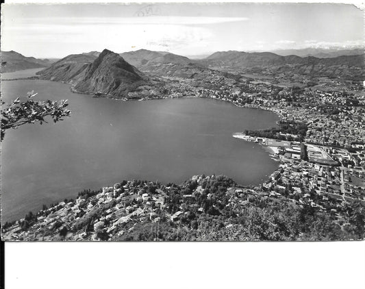 LUGANO - PANORAMA -VIAGGIATA