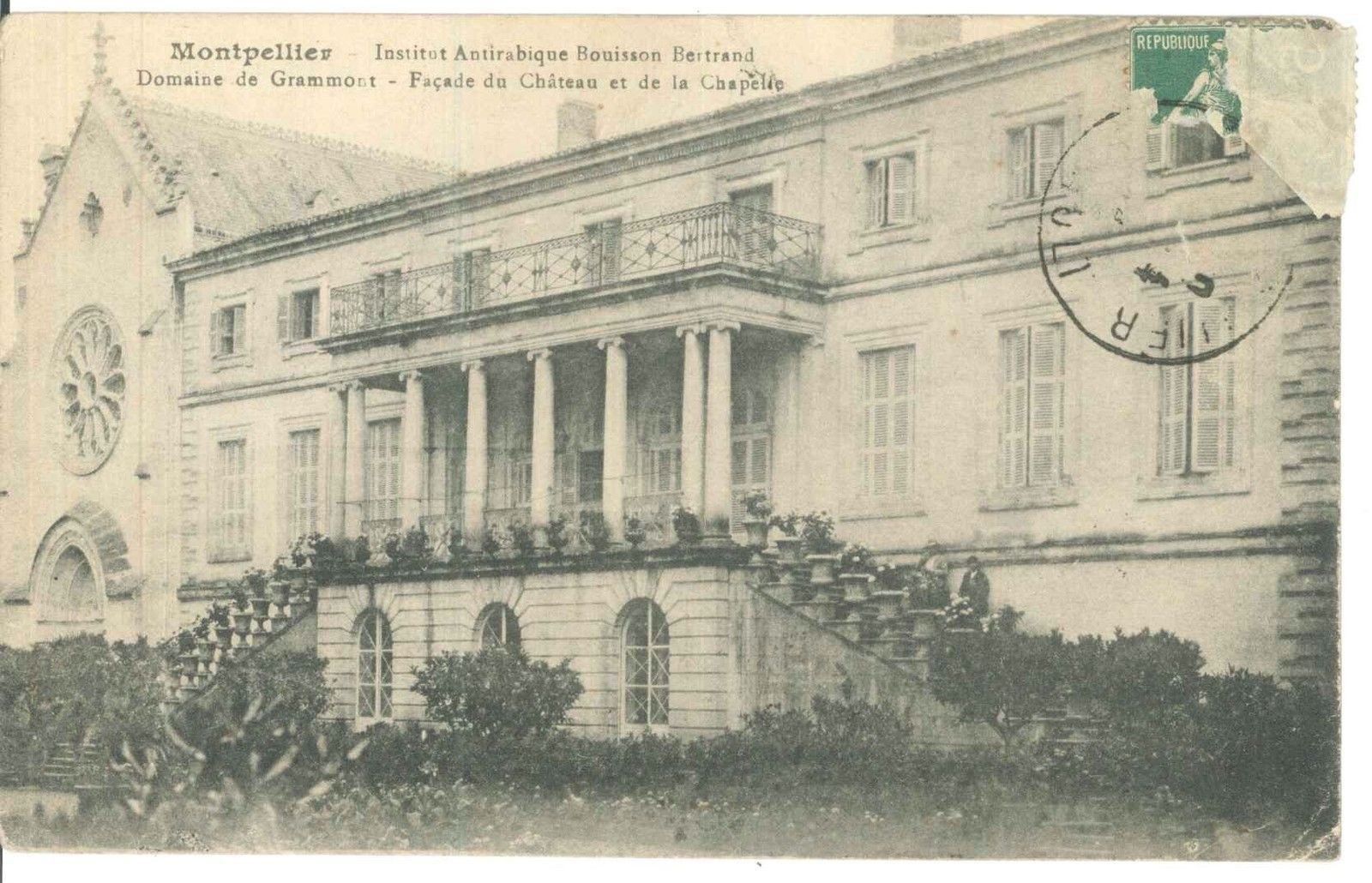 MONTPELLIER - ISTITUTE ANTIRABIQUE BOUISSON BERTRAND FACADE - V1918