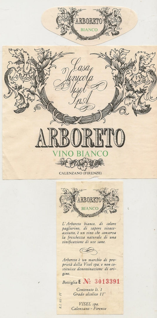 ARBORETO BIANCO - VISEL - ETICHETTA VINO