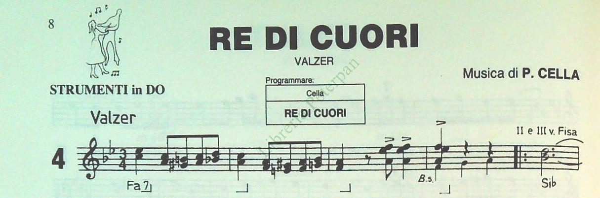 CUORE GITANO - ORCHESTRA PAOLO CELLA - 12 BRANI - SPARTITO-SHEET MUSIC