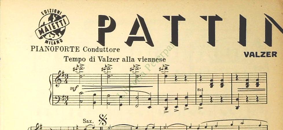 SPRAZZI DI SOLE.valzer viennese-PATTINI BLU.valzer viennese-SPARTITO-SHEET MUSic